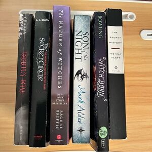 Witch & Dark Academia Paperback Book Bundle (6 Books)